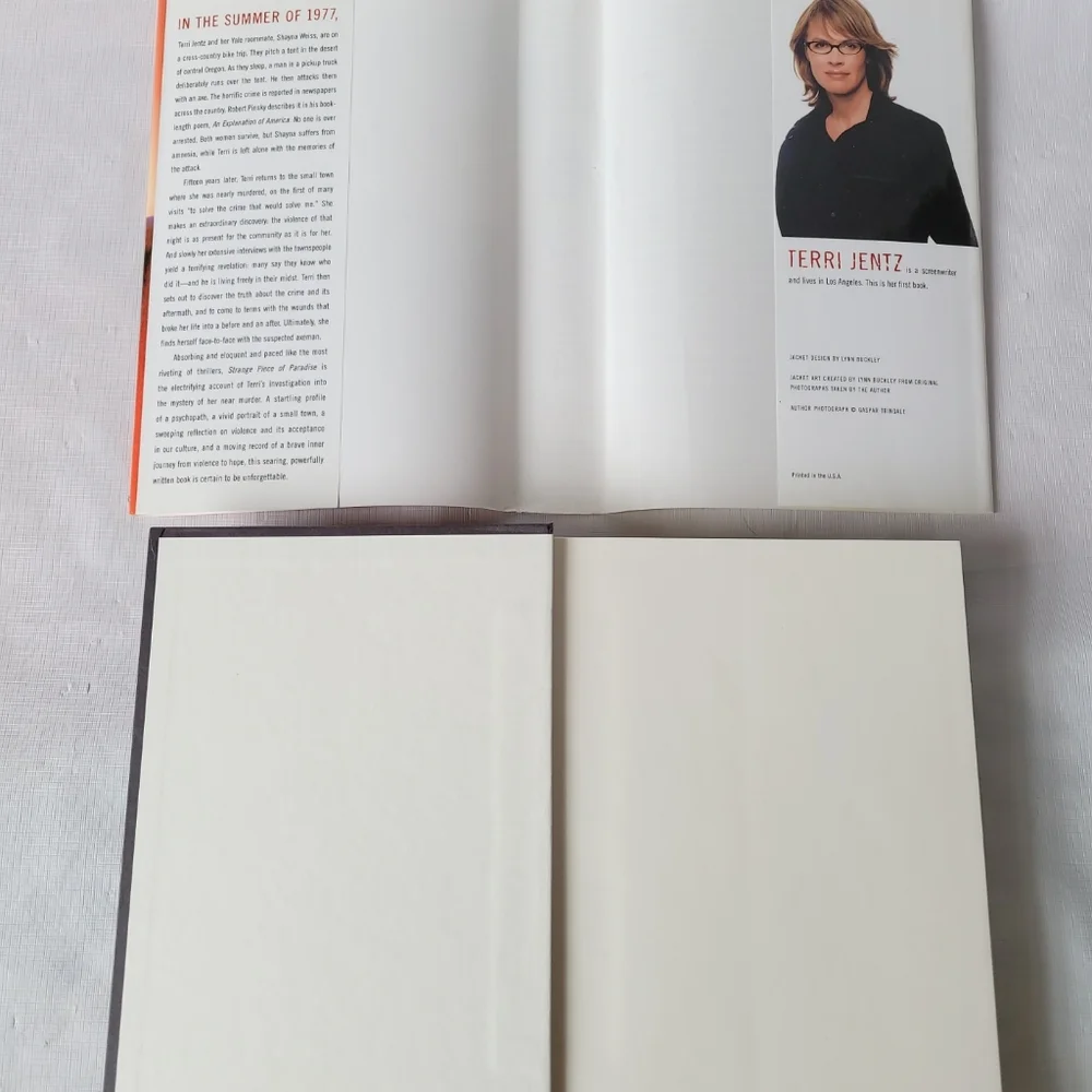Strange Piece of Paradise Terri Jentz Hardcover Murder Mystery True Crime